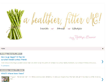 Tablet Screenshot of ahealthierfitterme.com